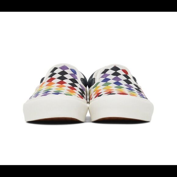 VANS Rare Multicolor Suede leather Pride Classic VLT LX Sneakers 10.5 W/ 9 M - Picture 6 of 10